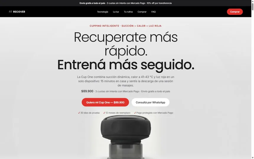 Tienda FIT RECOVER